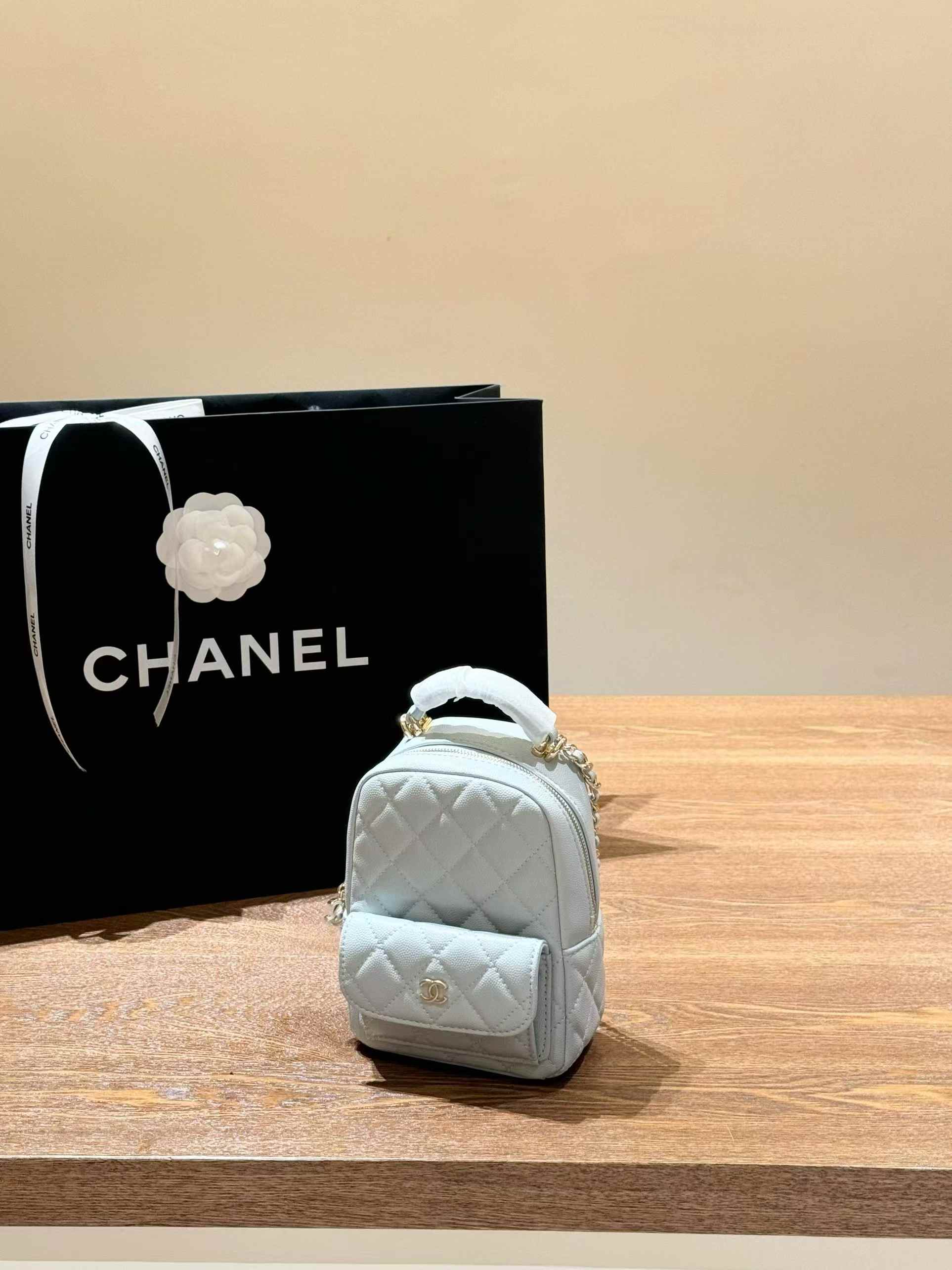 CC cute leather small backpack