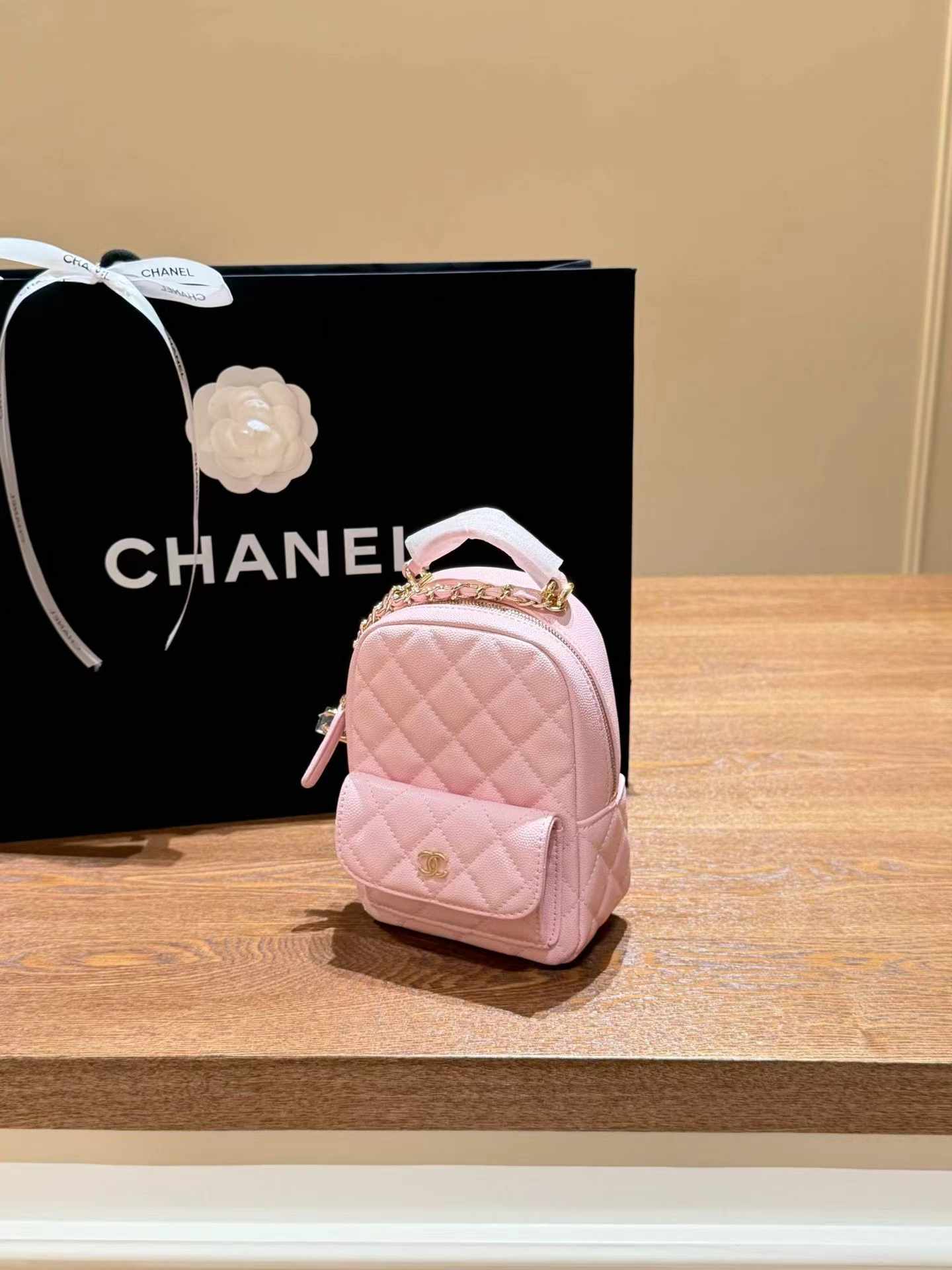 CC cute leather small backpack