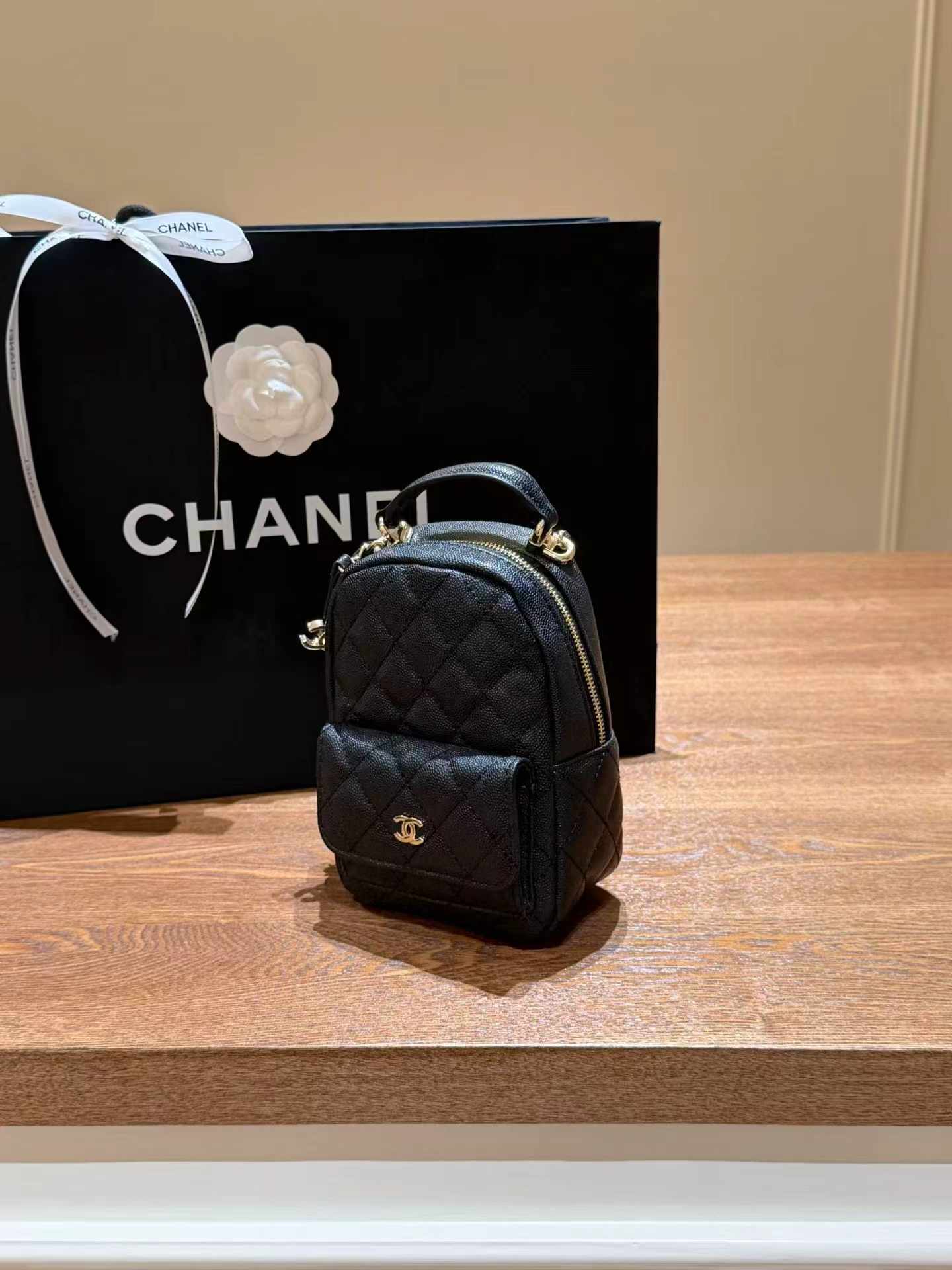 CC cute leather small backpack